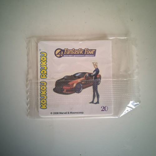 Koukouroukou Fantastic Four 2009 sticker new