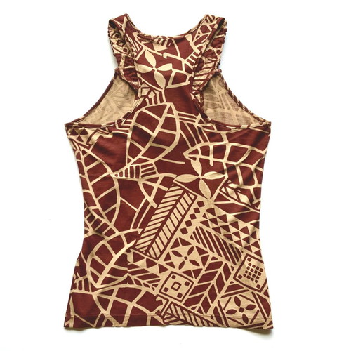 Victoria's Secret Racerback Tank Top Size XS with Wooden Beads