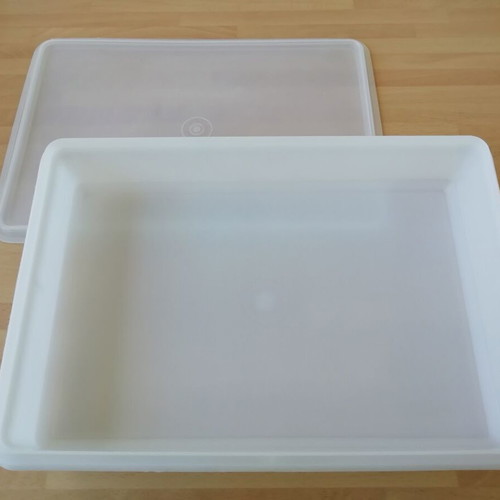 Tupperware rectangular vintage food container used