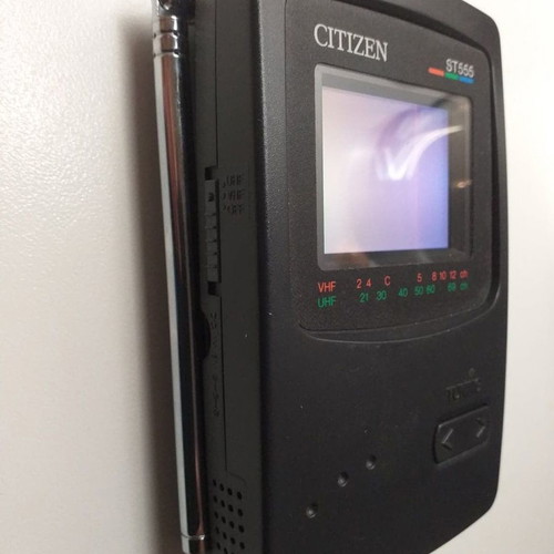 Citizen Mini TV ST555 color used, fully functional