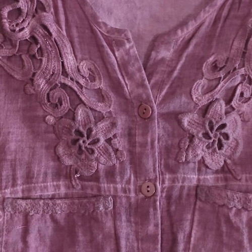 Damiano Milano boho shirt, purple, XXL
