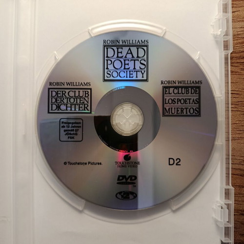 Dead Poets Society DVD with Greek subtitles like new