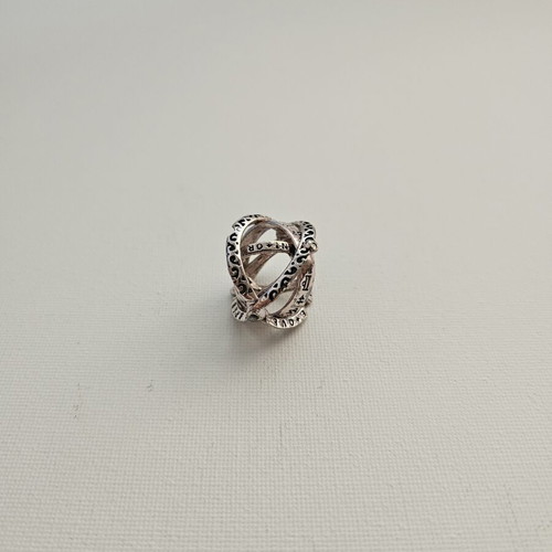 Time Turner ring inspired by Harry Potter, like new, silver