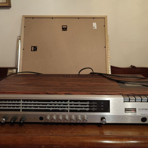 Telefunken Cavatine 101 vintage radio used, cassette not working