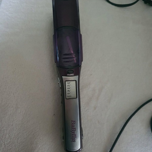Babyliss hair straightener used, steam function not working
