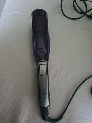 Babyliss hair straightener used, steam function not working