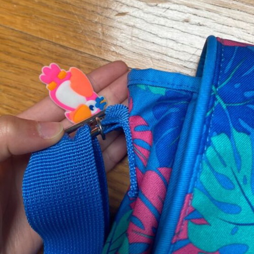 Top Model Fantasy shoulder bag, blue colorful