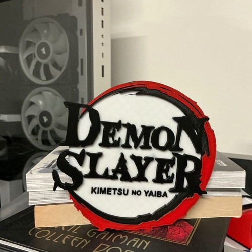 Demon Slayer logo decorative item new, PLA