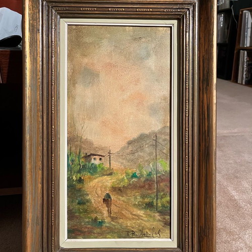 Oil painting G. Vasilopoulos like new, Agros