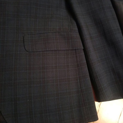Massimo Dutti suit used, blue, wool, size 36/38