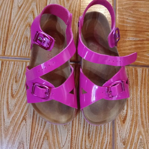 BioNatura pink sandals used No 30