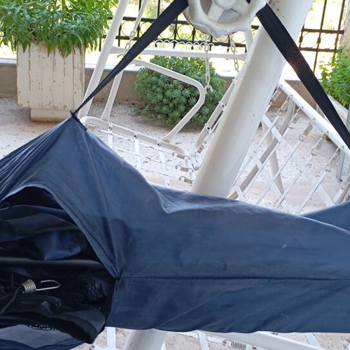Folding Beach Table used with 4 cup holders and carrying case