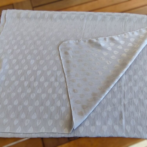 Rosetta Italian scarf new, warm light grey premium quality