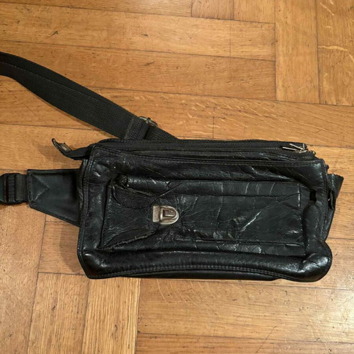 Pierre Cardin leather waist bag used, genuine leather