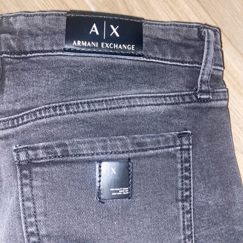 Armani Exchange skinny jeans like new, black cropped, size 29