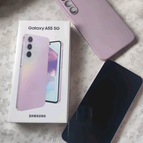 Samsung Galaxy A55 5G Dual SIM 8/128GB like new, awesome lilac