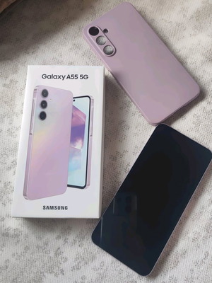 Samsung Galaxy A55 5G Dual SIM 8/128GB like new, awesome lilac