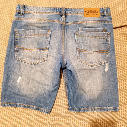 Alcott & Co Men's Denim Shorts Size 32 Light Blue Like New