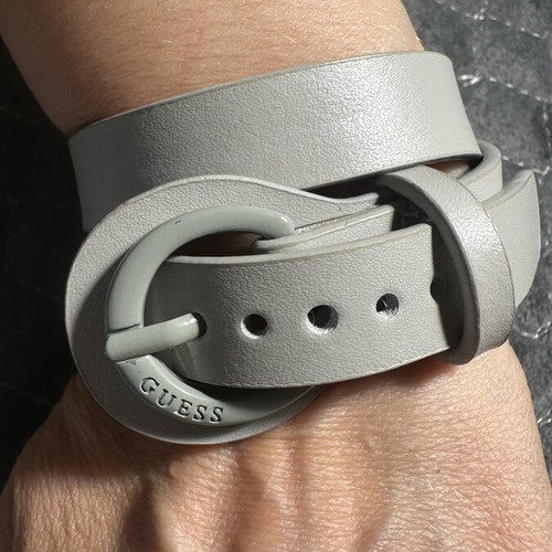 Guess leather bracelet new, grey