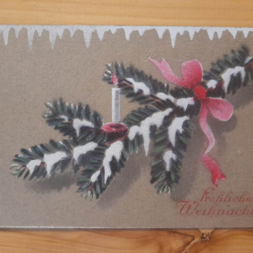 Vintage card postal Bulgarian used, mailed