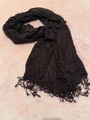 Scarf used in dark brown color