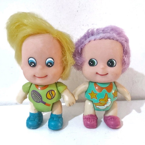 New Ray Novelty vintage dolls used, set of 2