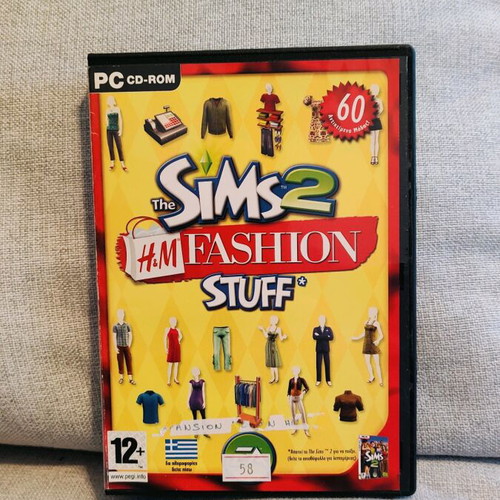 The Sims 2 H&M Fashion Stuff PC CD used expansion