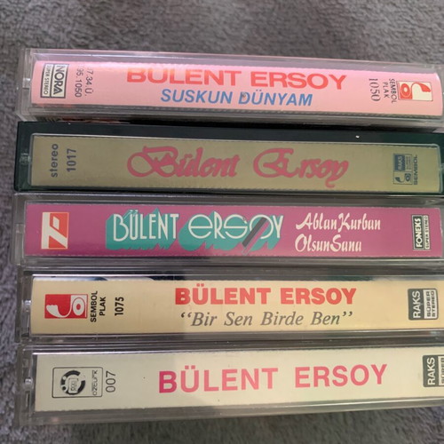 Bulent Ersoy 5 κασέτες μεταχειρισμένες, λαϊκό