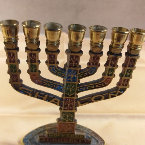 Menorah candlestick used from Jerusalem