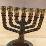 Menorah candlestick used from Jerusalem