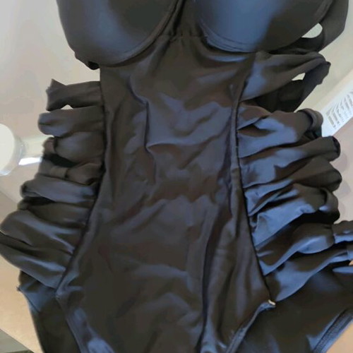 ASOS one-piece swimsuit new, black, size L (40/12)