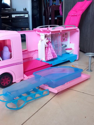 Barbie camper van like new