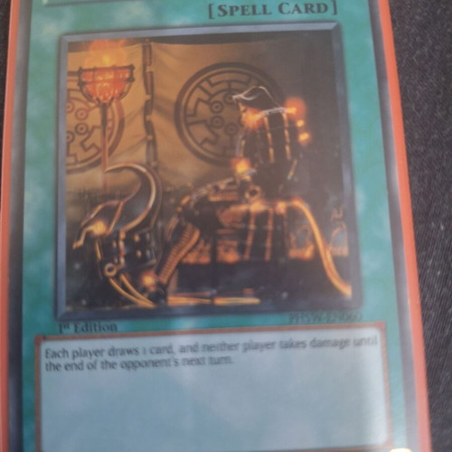 One Day of Peace Yu-Gi-Oh! card like new, vintage