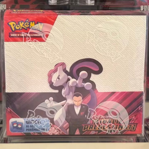 Acrylic case for booster box brand new with powerful magnets