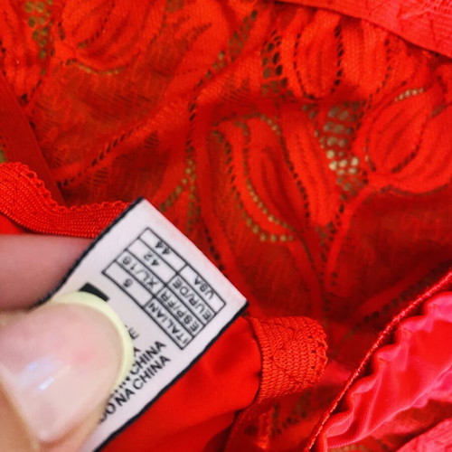 Lingerie set new, red