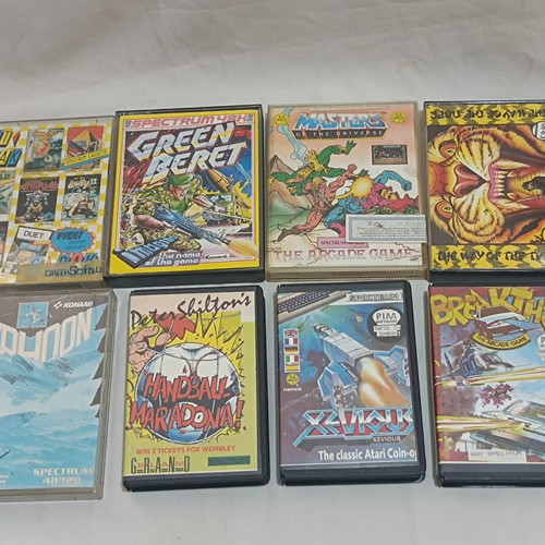 Sinclair Spectrum 48/128 game cassette pack of 8