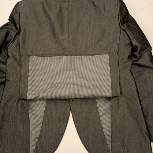 Men's Grey Pinstripe Suit Like New Size L
