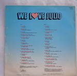 Julio Iglesias We Love Julio vinyl record used, Latin