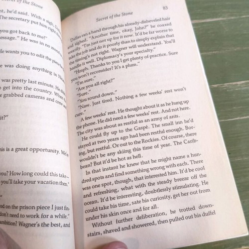 English pocket book Secret of the Stone like new