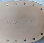 Velvet flat sandals Mango black used, size 36