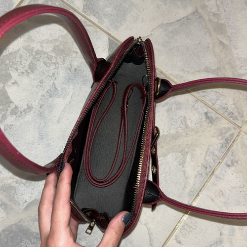 Trendyol small burgundy crossbody bag