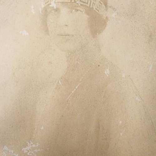 Photograph of Princess Helen of Greece signed 1922 used