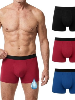 LOFIR men's reusable incontinence boxer shorts, 150 ml, pack of 3, L