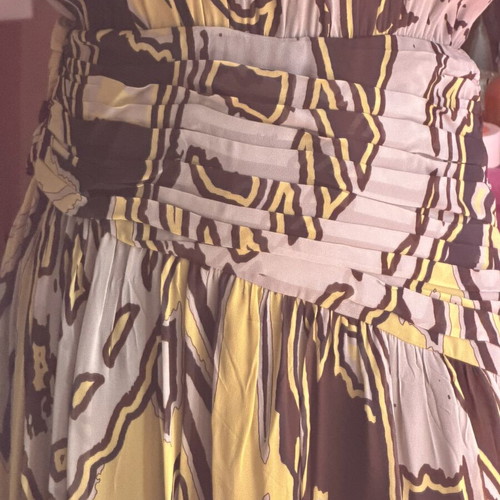Massimo Dutti Limited Edition maxi dress size 38 new, grey and yellow