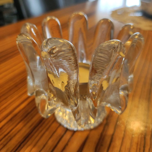 Costa Boda crystal candlestick like new