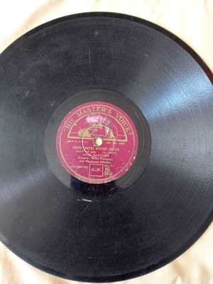 Gramophone, plate, disc, 6 pieces