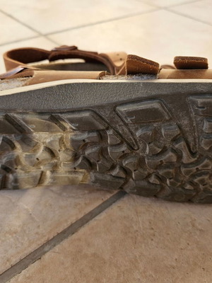 Birkenstock δερμάτινα πέδιλα μεταχειρισμένα, νούμερο 39