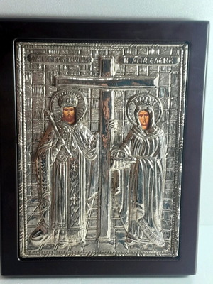 925 Icon of Saint Constantine and Saint Helen new