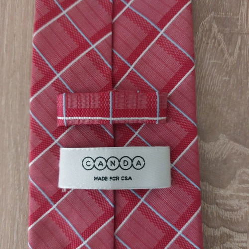Canda men's tie like new, red