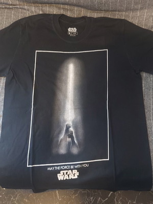 Star Wars 40th Anniversary T-shirt used, size M, black